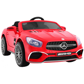 Mercedes AMG SL65 dla dzieci Czerwony + Pilot + Bagażnik + Regulacja siedzenia + MP3 LED + Wolny Start